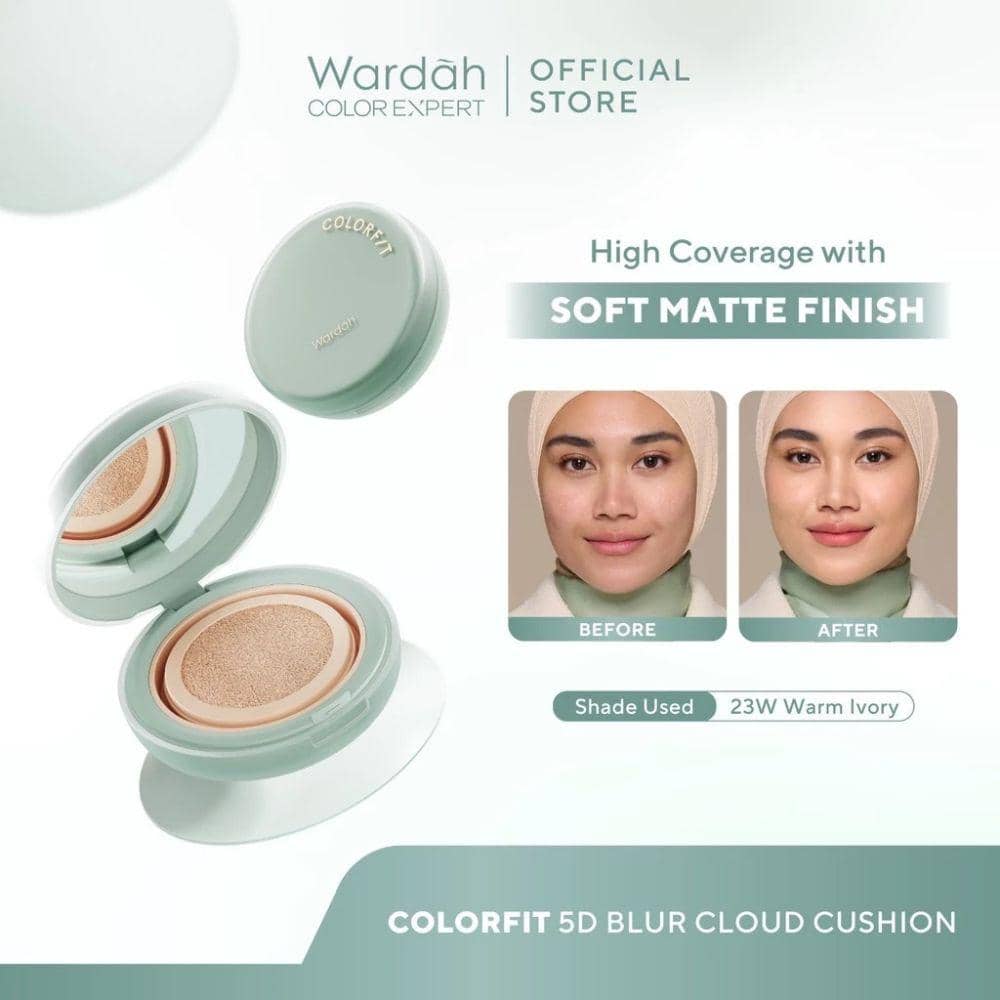 WARDAH Colorfit 5D Blur Cloud Cushion. 