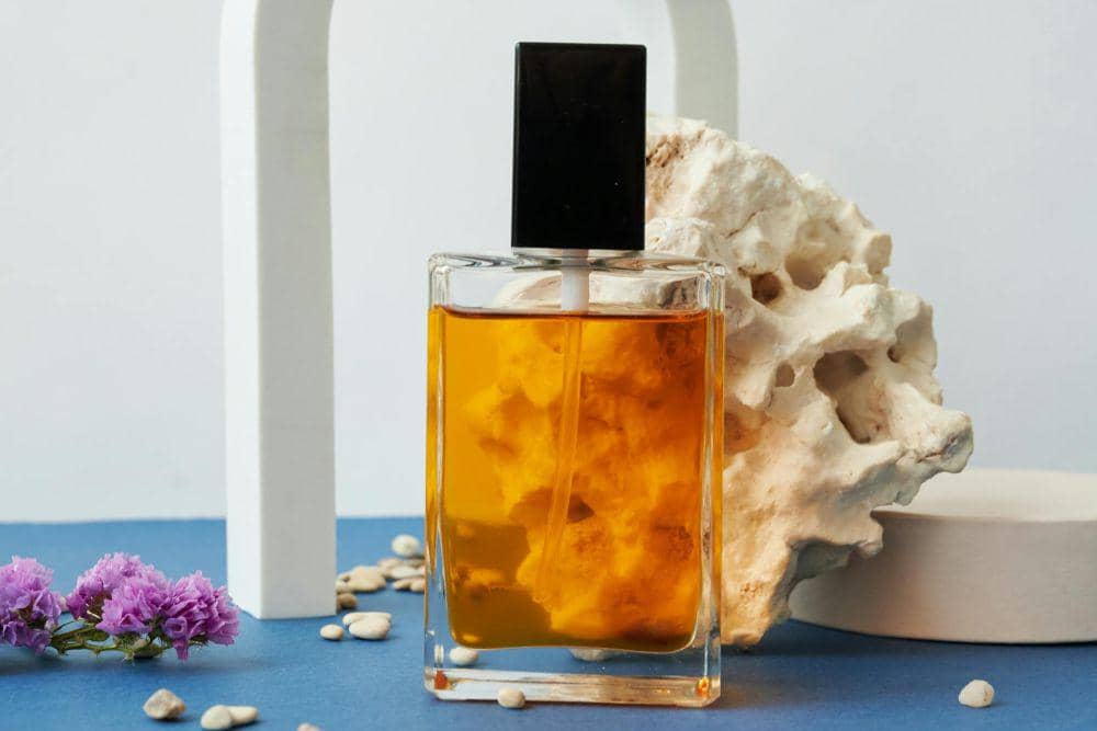 ilustrasi parfum aroma teh