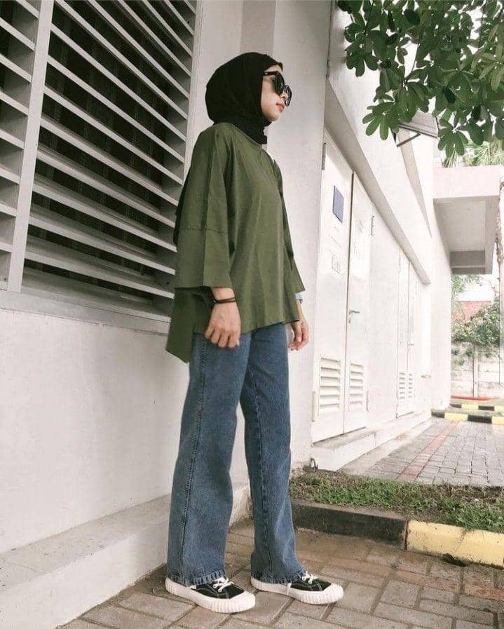 baju army cocok dengan celana warna apa