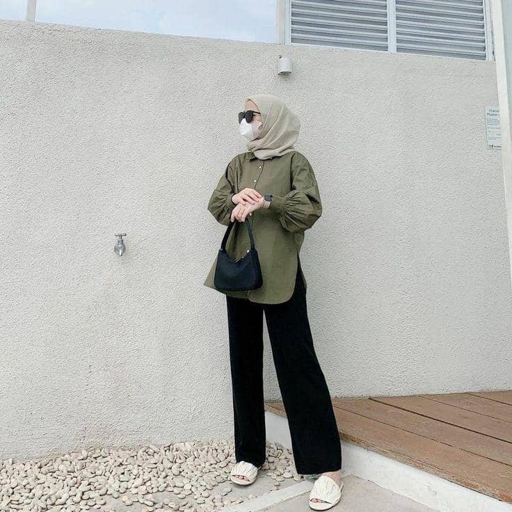 baju army cocok dengan celana warna apa