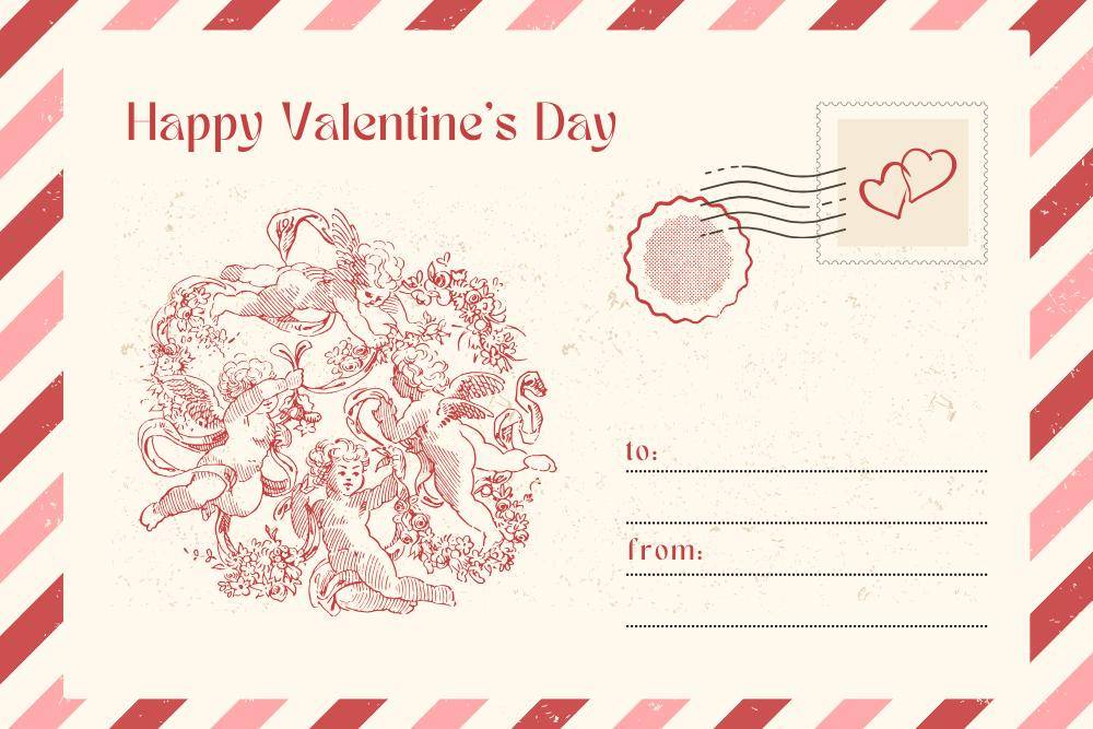 10 Kartu Ucapan Valentine 2025, Desainnya Lucu dan Unik!
