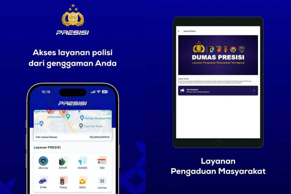 Presisi (Polri Super App) via Google Play