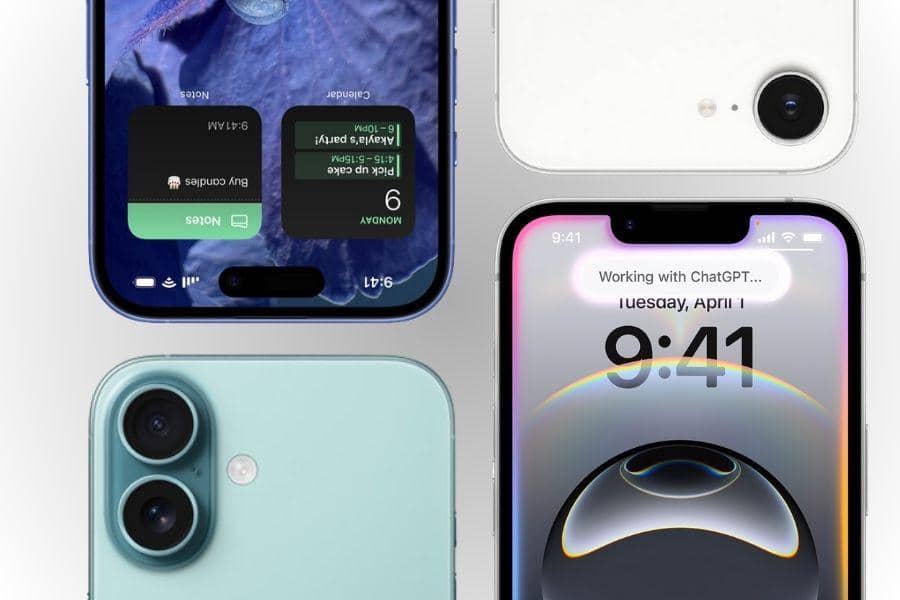 iPhone 16 reguler dan iPhone 16e (dok. Apple)