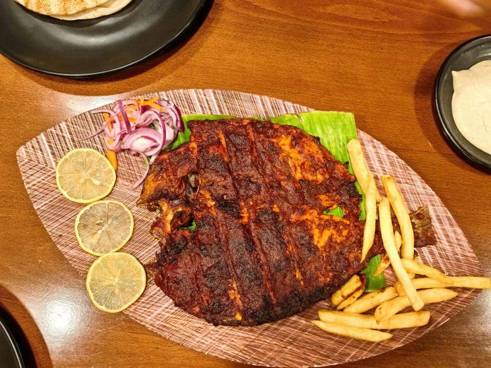 ilustrasi ikan bakar khas Jimbaran