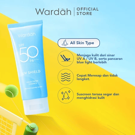 perbedaan Sunscreen Wardah SPF 50 Biru dan Orange (wardahbeauty.com)