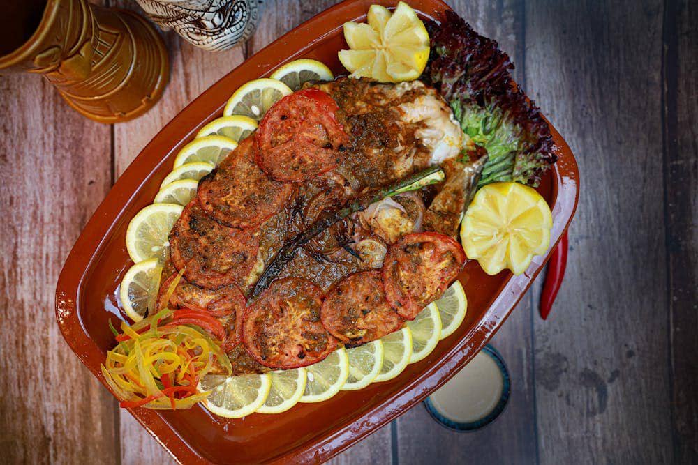 ilustrasi sisa ikan bakar