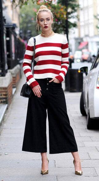 OOTD kulot hitam dan sweater