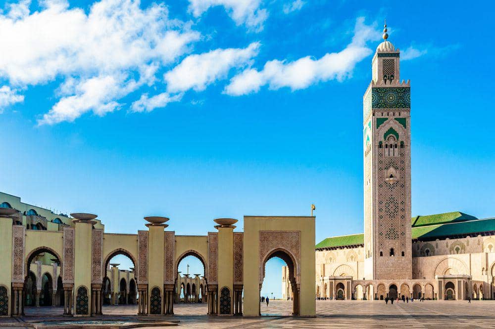 Masjid Hassan II Maroko (pixabay.com/postcardtrip)