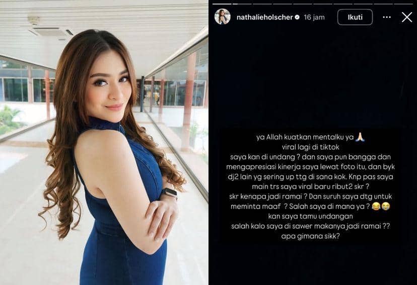 potret Nathalie Holscher (Instagram.com/nathalieholscher)