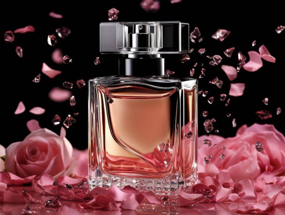 Ilustratrasi parfum floral