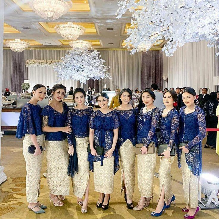 8 Style Busana Bridesmaid Brokat, Maju oleh Mewah