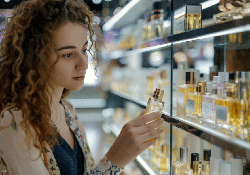 ilustrasi memilih parfum
