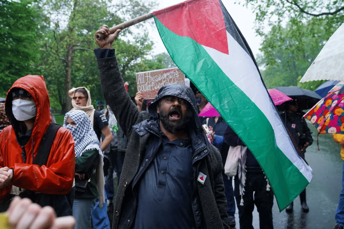 Unjuk rasa pro-Palestina