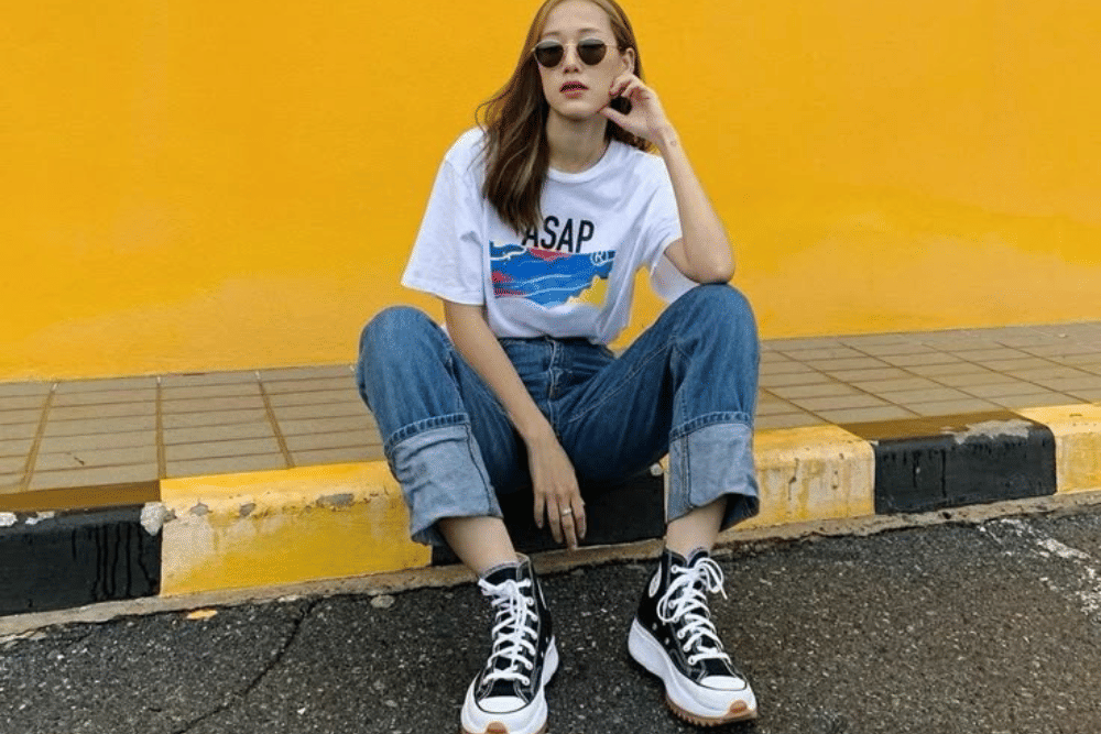 sneakers high-top dan low-top