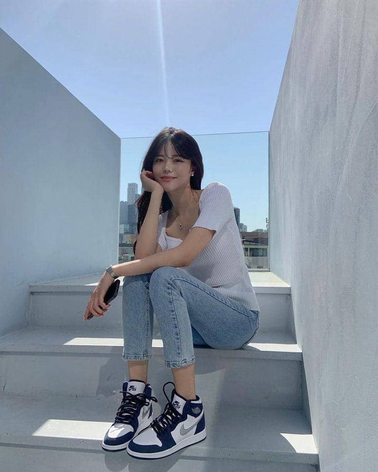 sneakers high-top dan low-top