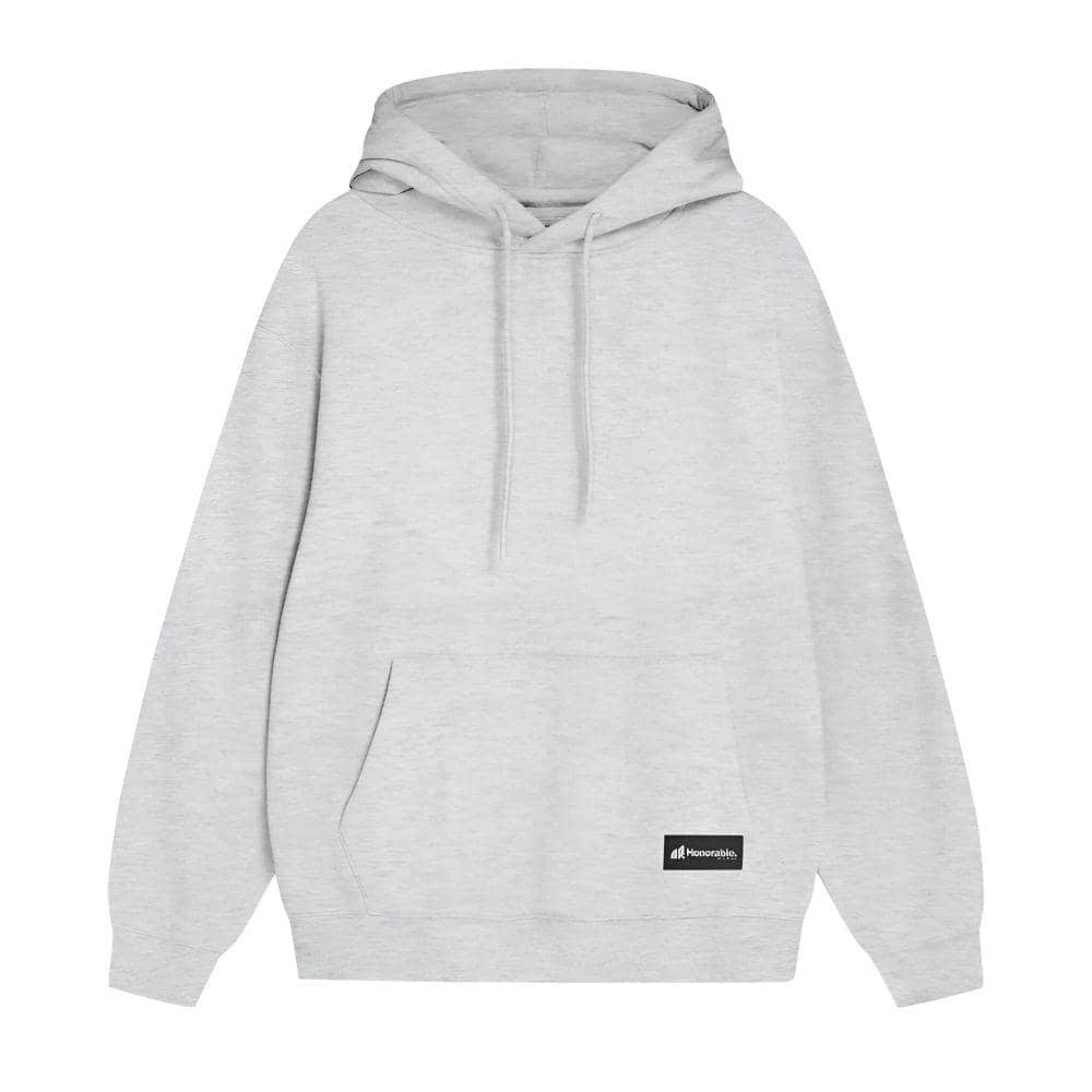 Ilustrasi hoodie warna abu-abu muda (shopee.co.id/Honorable Official Store)