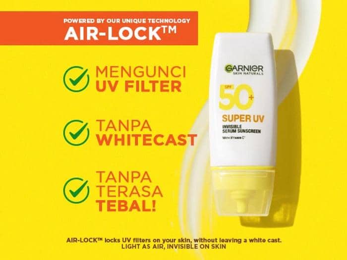 Block UV Invisible Sunscreen.