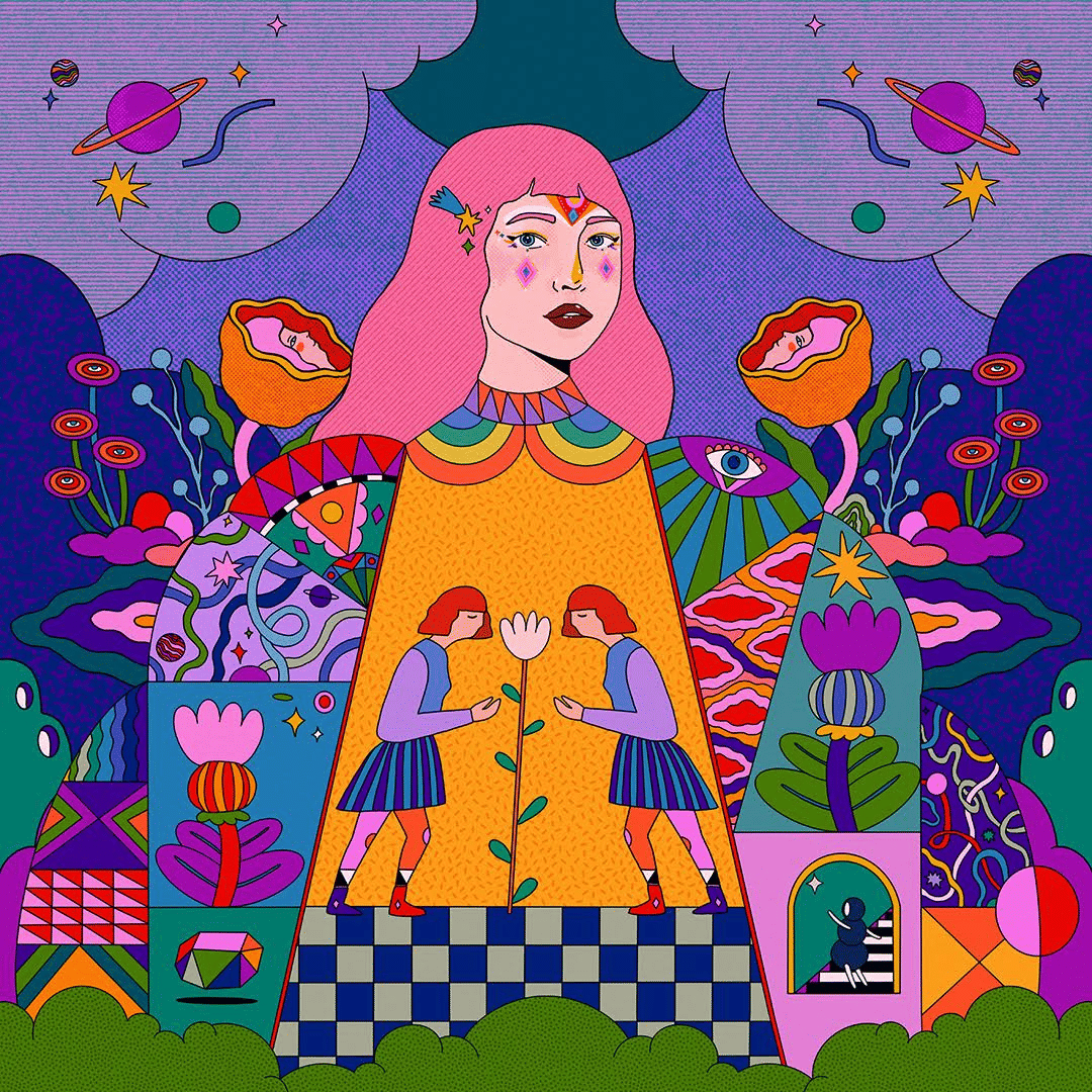 Artwork album 'Merangkai' - Ziva Magnolya