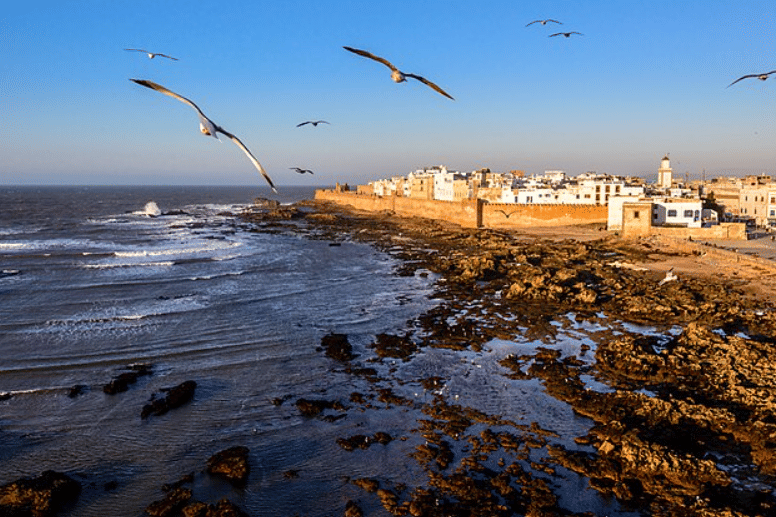 potret pantai Kota Essaouira