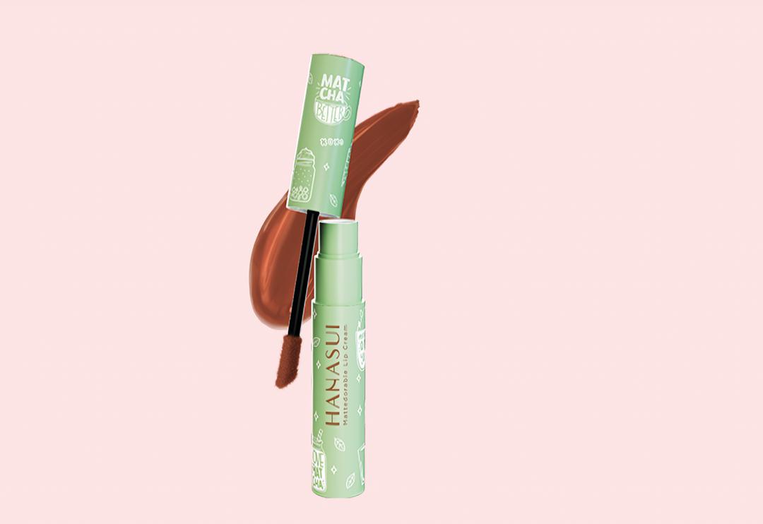 Hanasui Mattedorable Lip Cream Matcha Latte 04 Matchalover