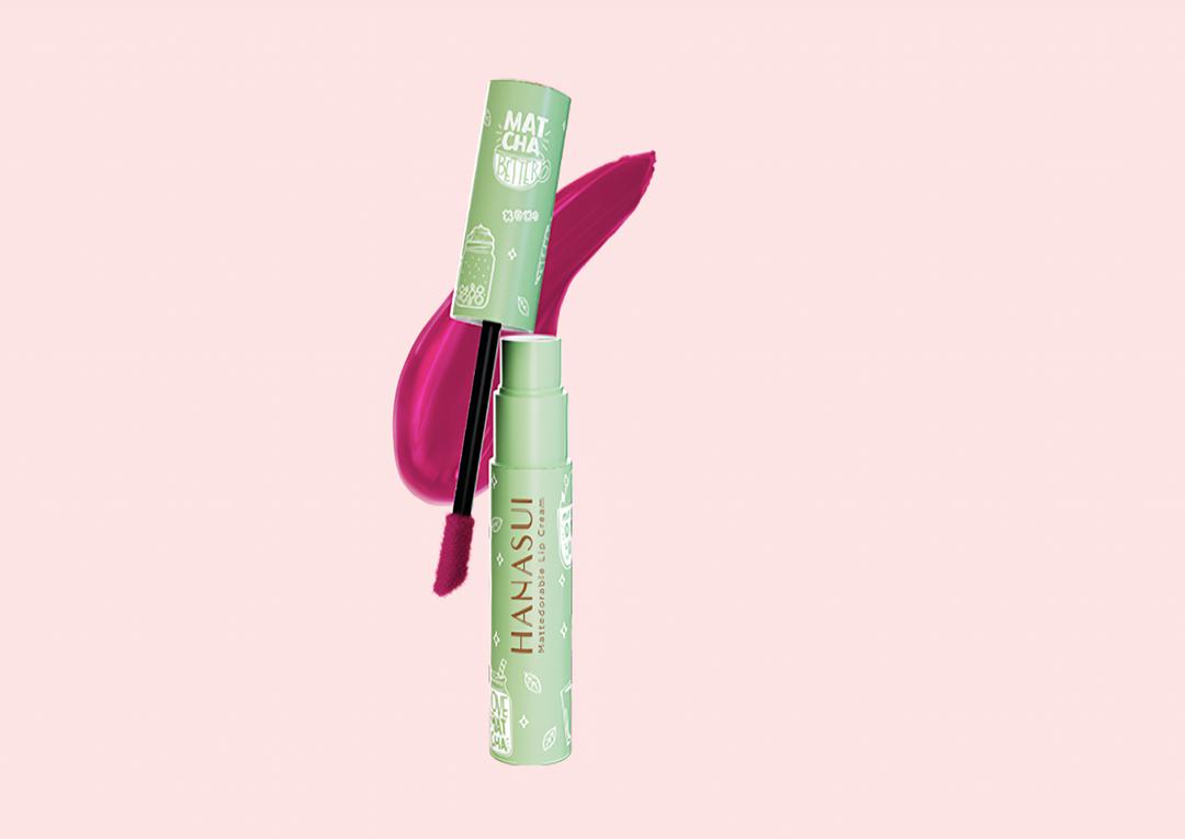 Hanasui Mattedorable Lip Cream Matcha Latte 01 Matchalicious