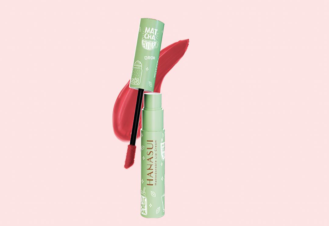 Hanasui Mattedorable Lip Cream Matcha Latte 02 Matchamallow