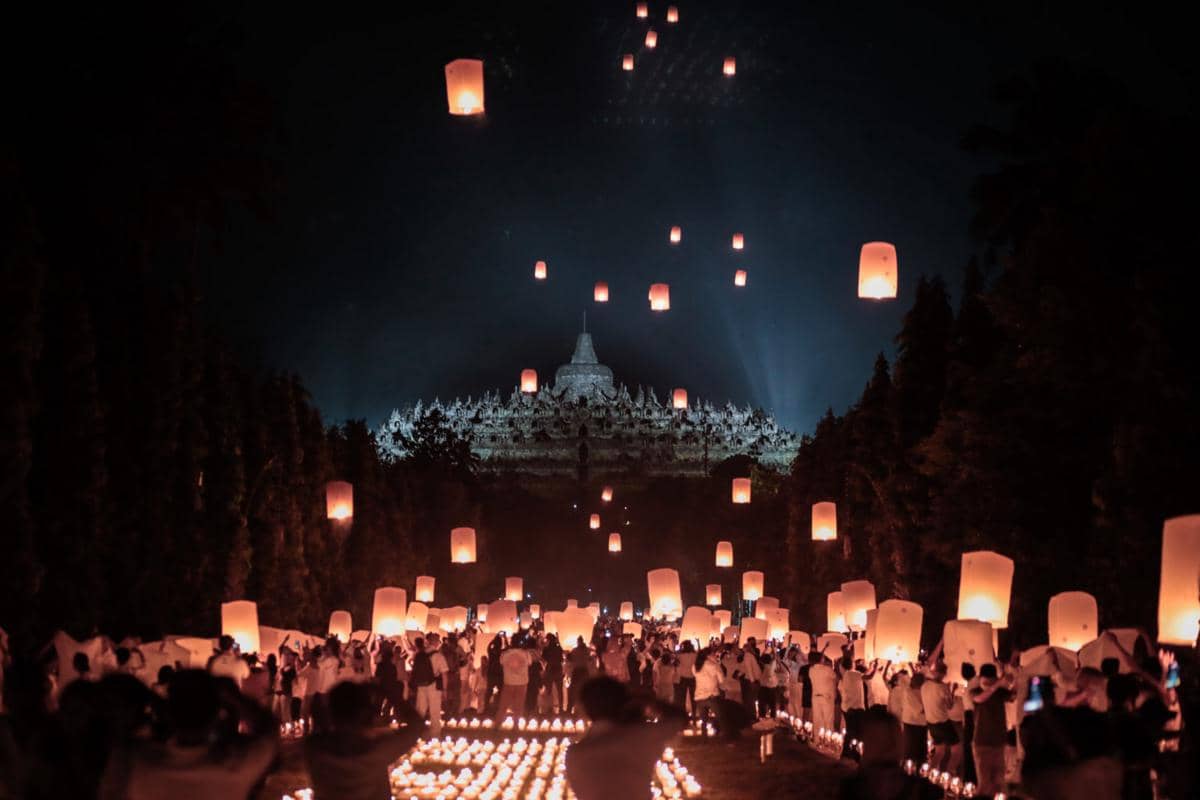 Festival lampion Borobudur