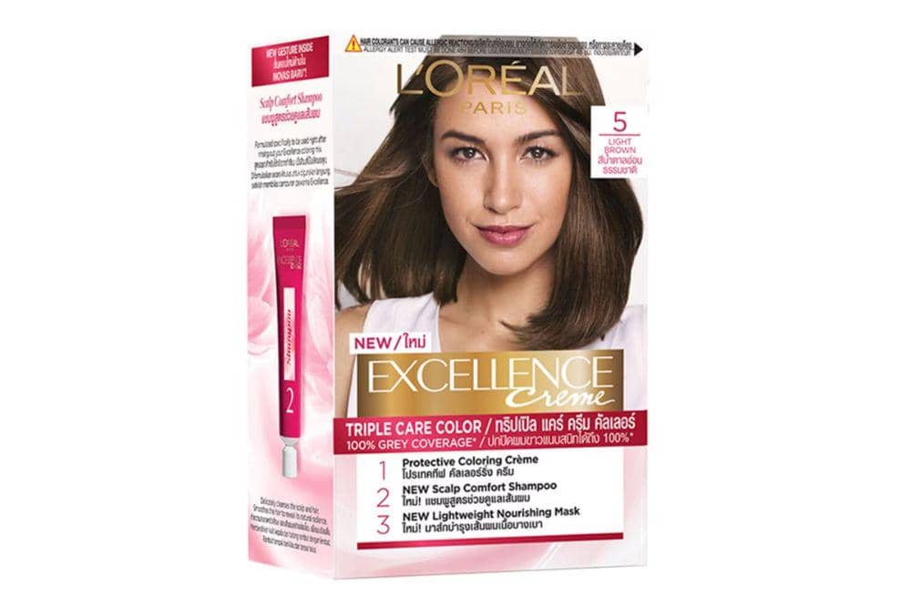 cat rambut nuansa mocha mousse