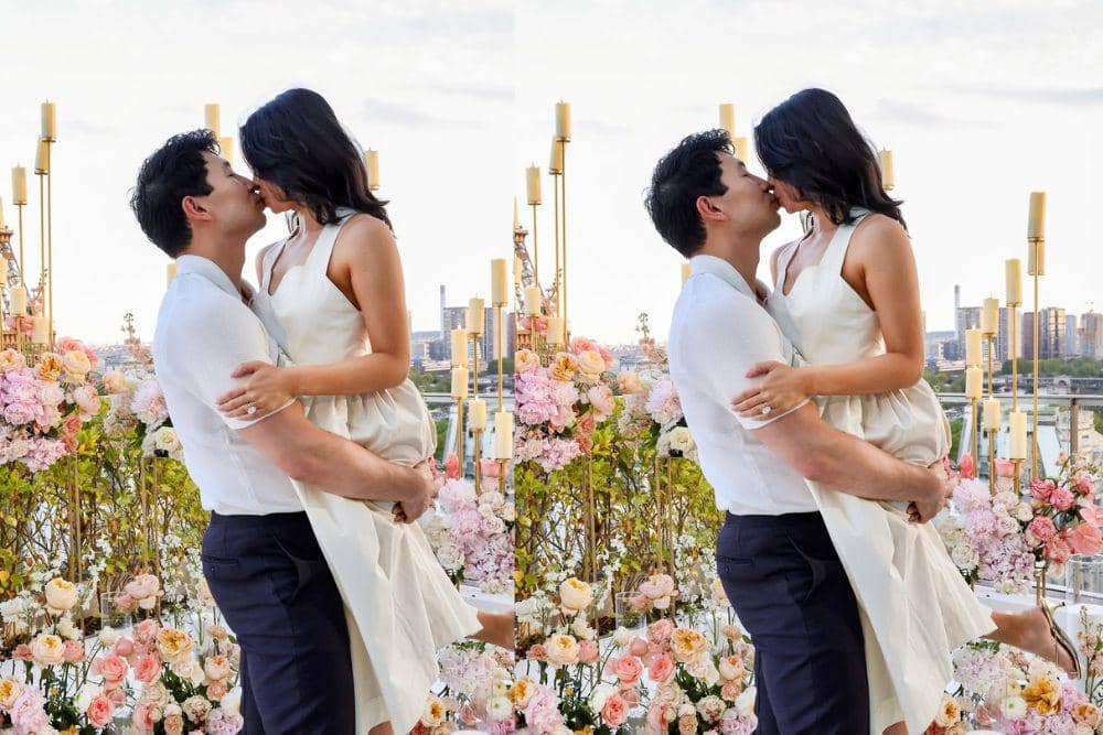 Simu Liu dan Allison Hsu Tunangan