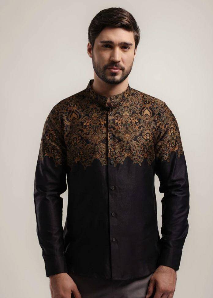 Model Baju Batik Pria Lengan Panjang