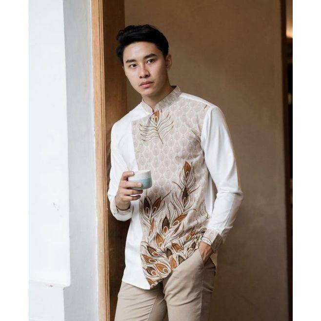 Model Baju Batik Pria Lengan Panjang