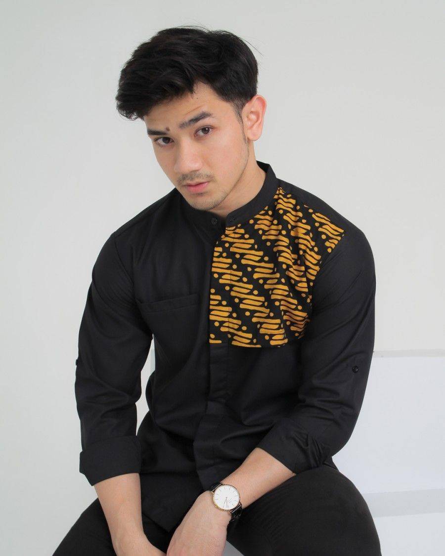 Model Baju Batik Pria Lengan Panjang