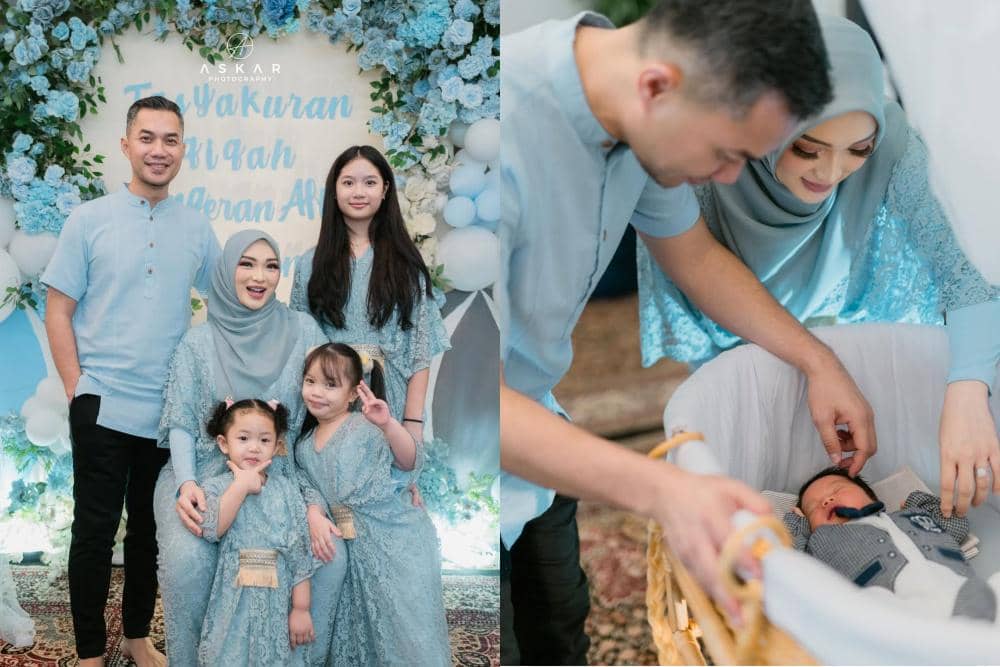 Zaskia Gotik dan keluarga