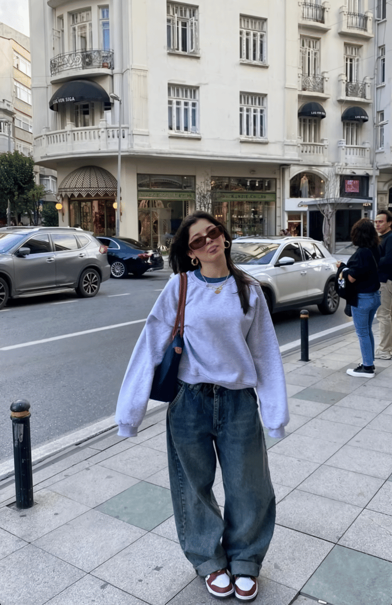 Baggy Jeans Outfit Baggy Jeans Blue Jeans Outfit Ideas Loose Jeans
