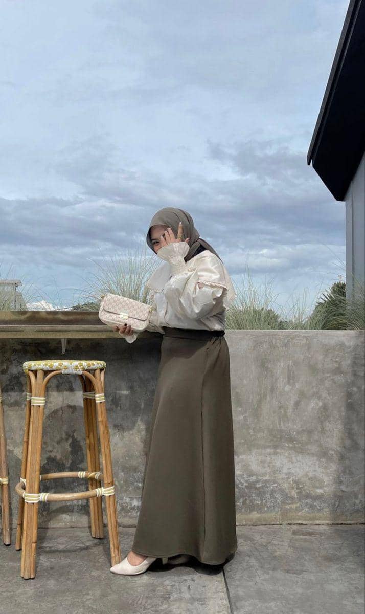 OOTD hijab untuk wanita bertubuh gemuk