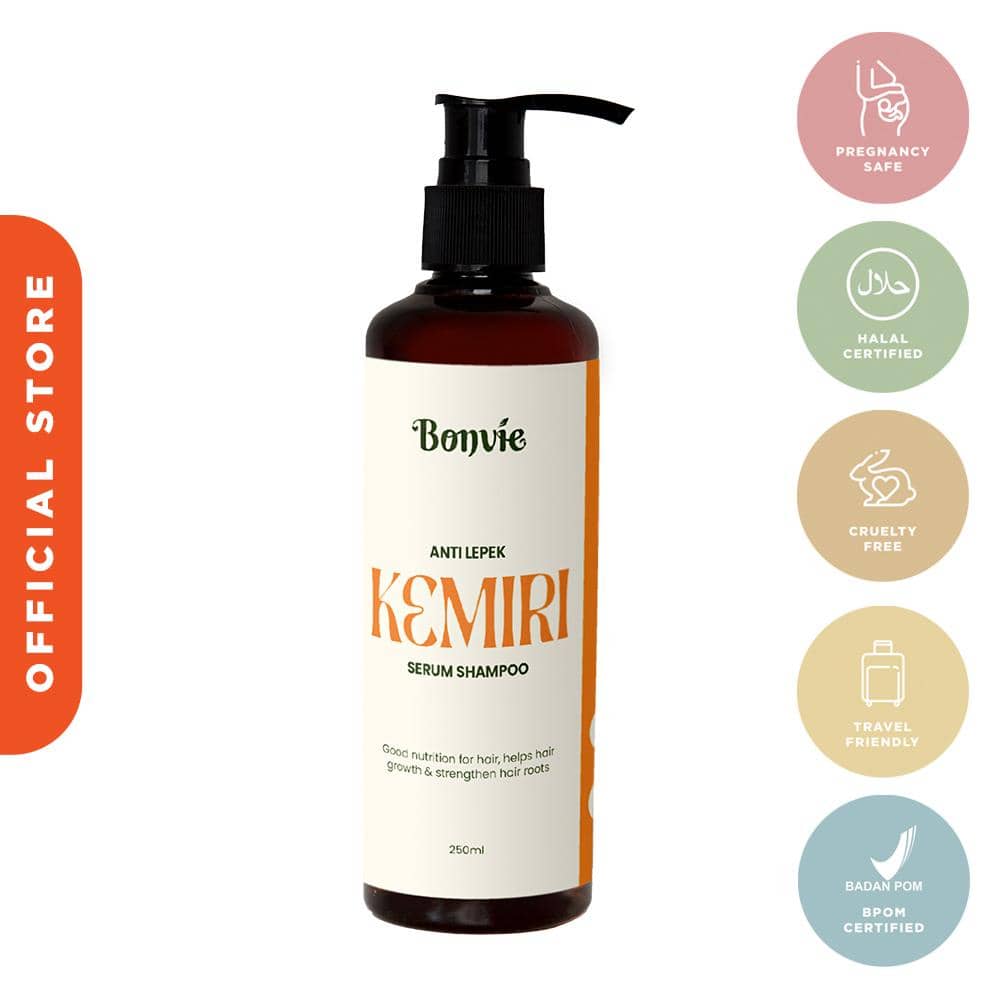 Bonvie Serum Shampoo Anti Lepek Kemiri