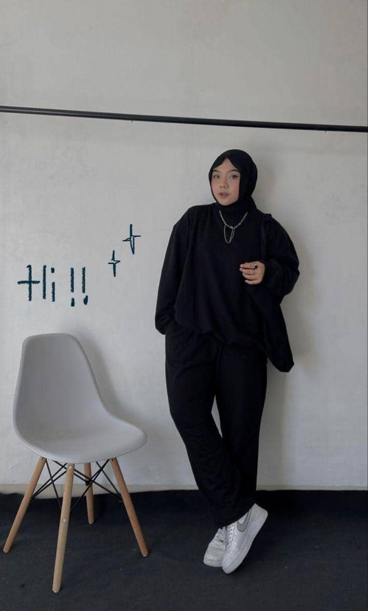 OOTD hijab untuk wanita bertubuh gemuk
