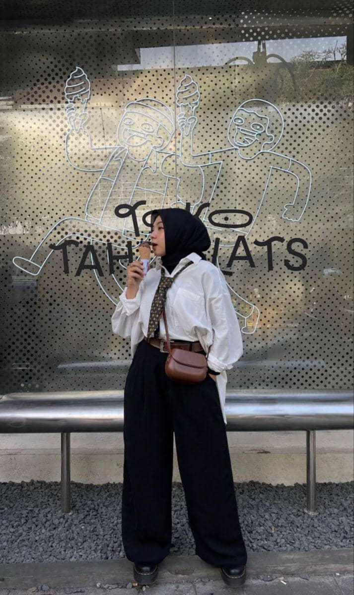 OOTD hijab untuk wanita bertubuh gemuk