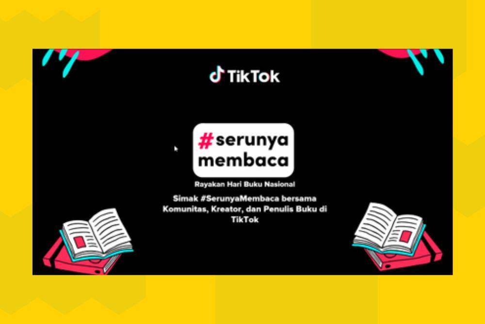 TikTok rayakan Hari Buku Nasional melalui tagar #SerunyaMembaca