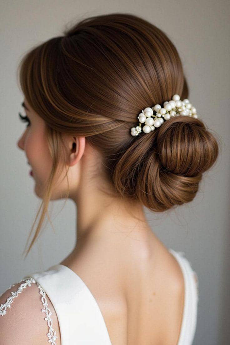 Ide hairdo bridesmaid rambut pendek