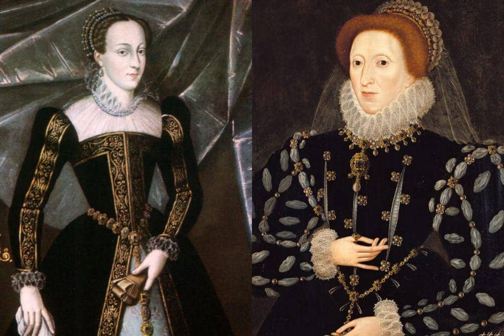 Ratu Mary I dan Ratu Elizabeth I