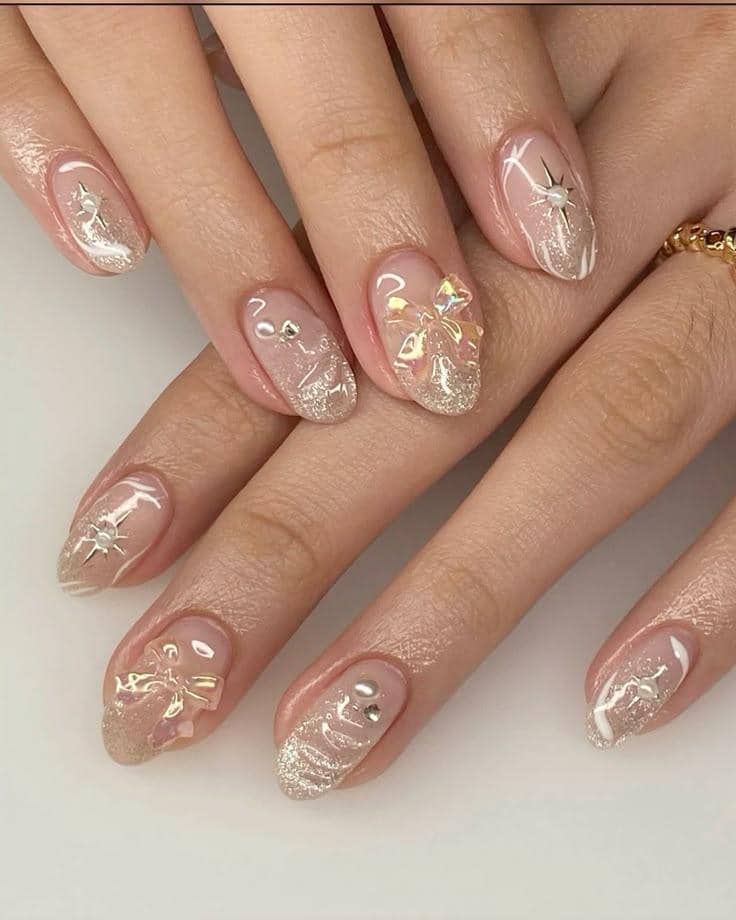 ide nail art untuk tunangan