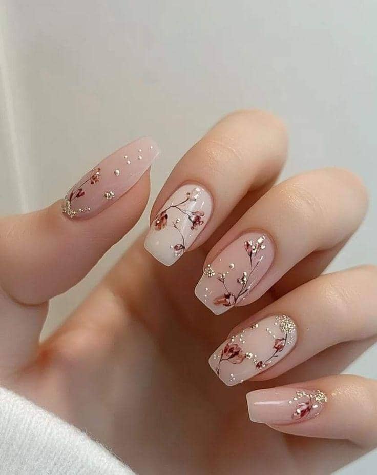 ide nail art untuk tunangan