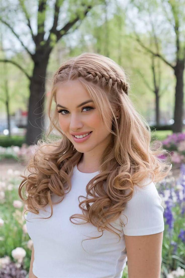 inspirasi gaya rambut kepang