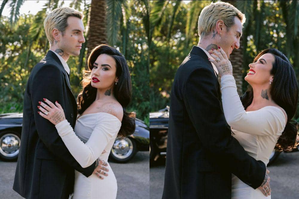 Demi Lovato dan Jordan Lutes menikah 