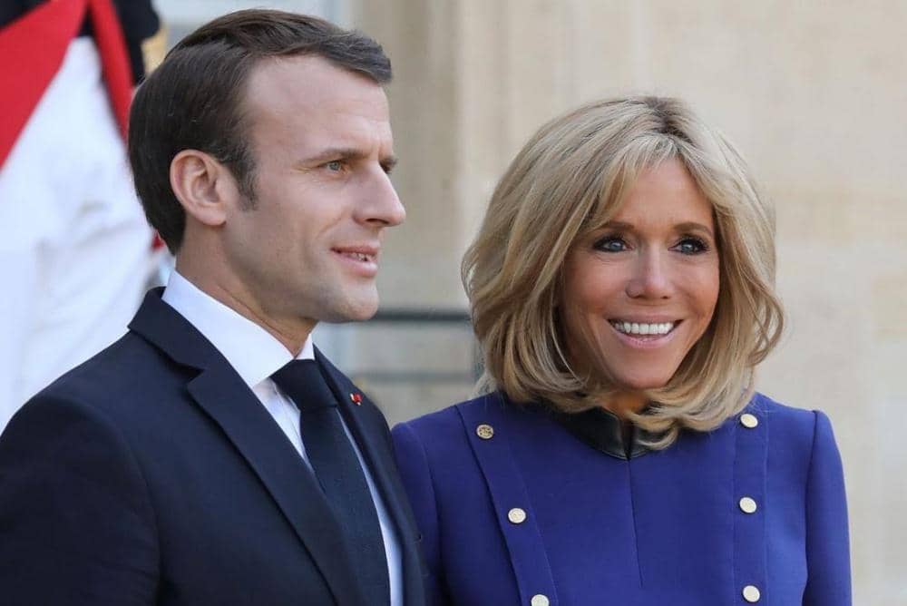 Emmanuel Macron dan Brigitte Macron