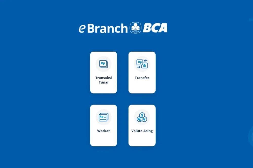 Cara Setor Tunai e-Branch BCA