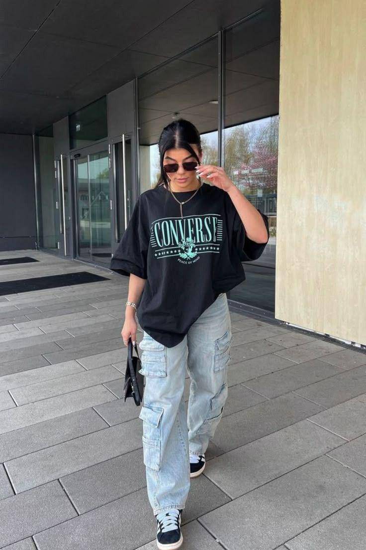 OOTD celana cargo jeans