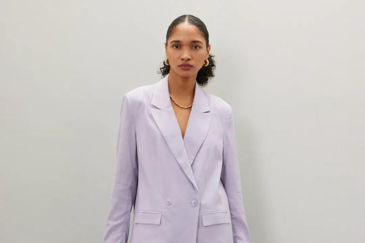 Ide Modis Mix and Match Blazer Warna Lilac