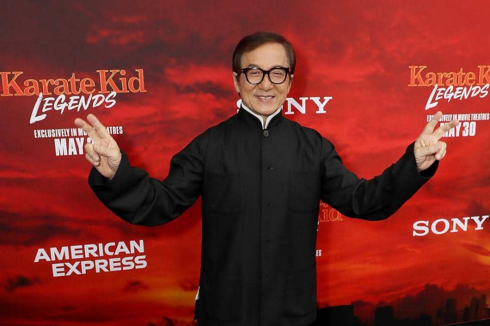 Jackie Chan di Gala Premiere 'Karate Kid: Legends'
